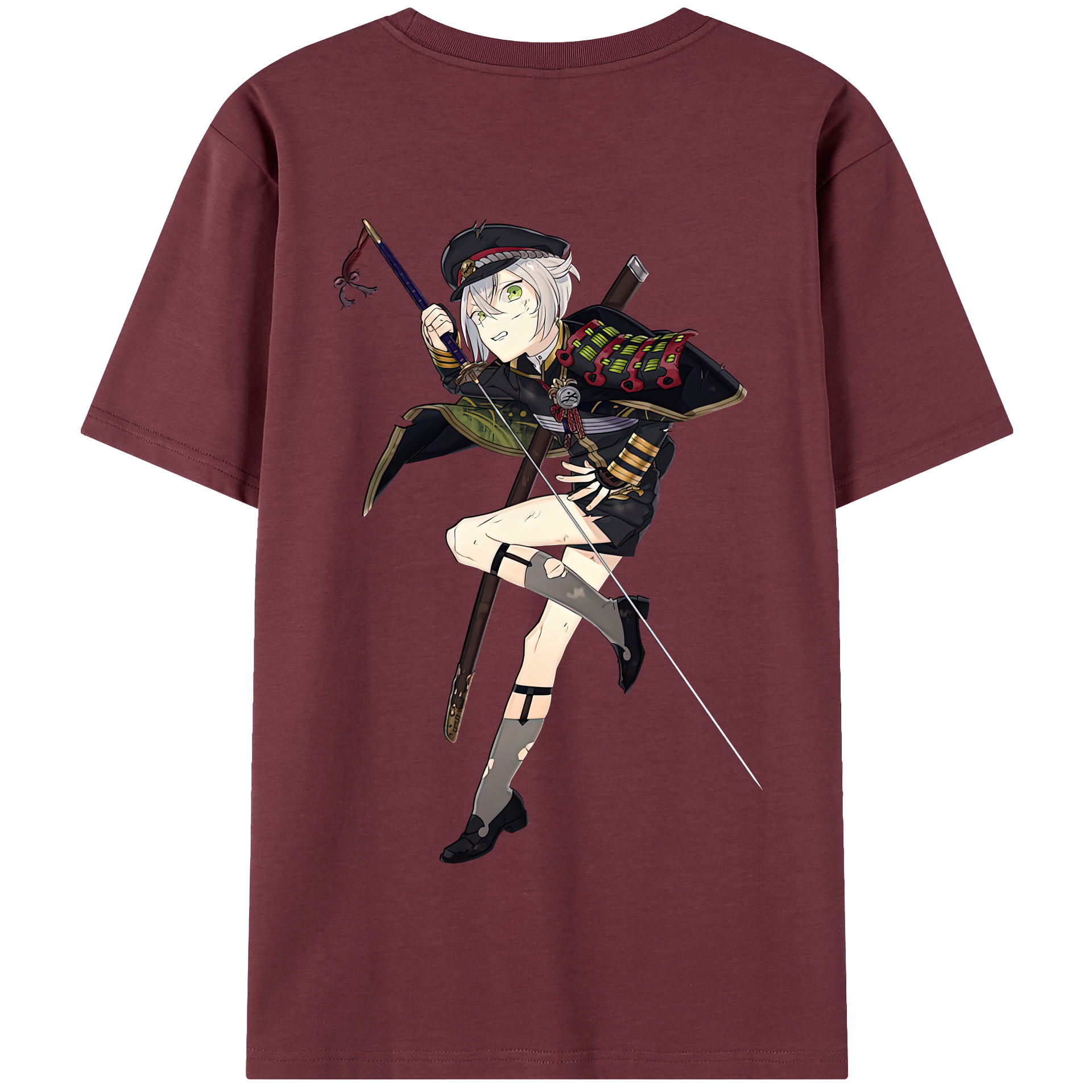 （画像用） 刀剣乱舞 Touken Ranbu 綿100％半袖Tシャツ（背面プリント）